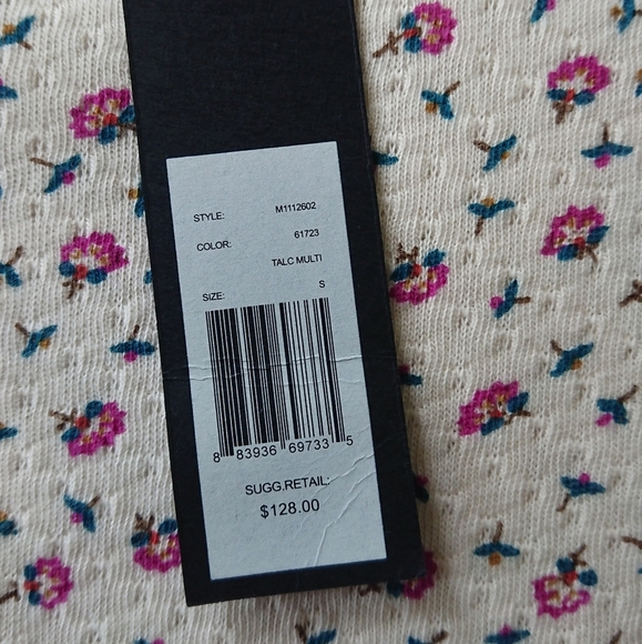 Marc by MARC JACOBS Floral Print 100% cotton Top size S - Picture 9 of 12